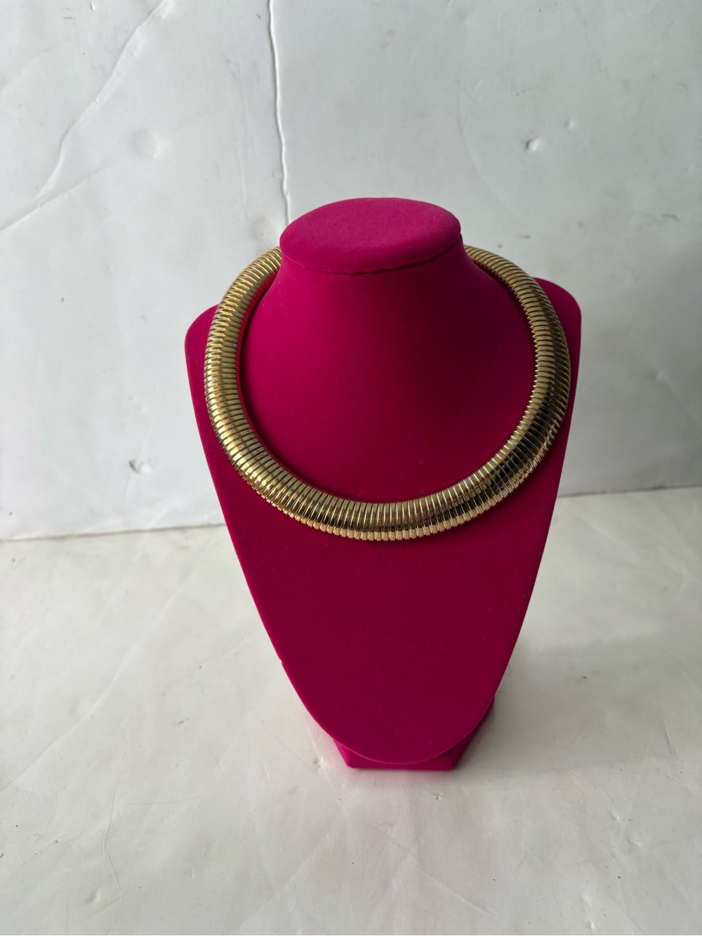 Gold Coil Collar Necklace - Classic Statement